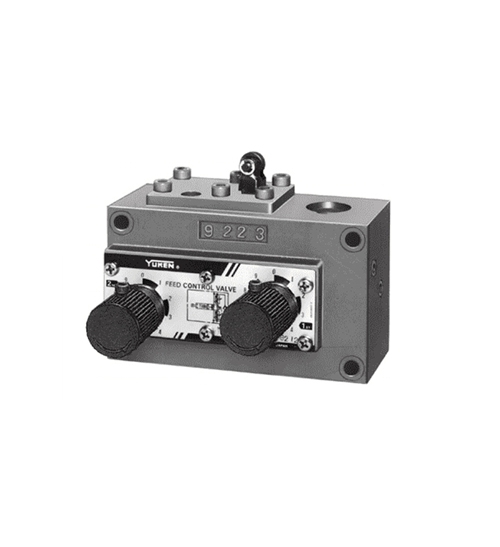 Oil grinding feed control valve